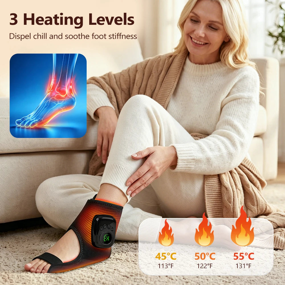 Cordless Heated Air Compression Wrist Massager - 22