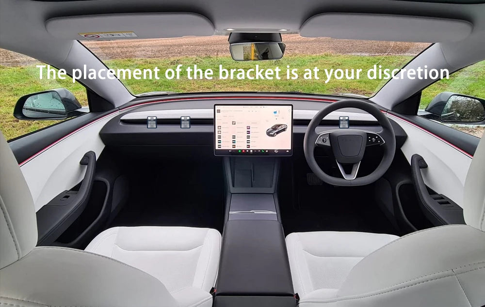 Wooden Gravity Car Phone Holder for Tesla Model 3 and Model Y - 9