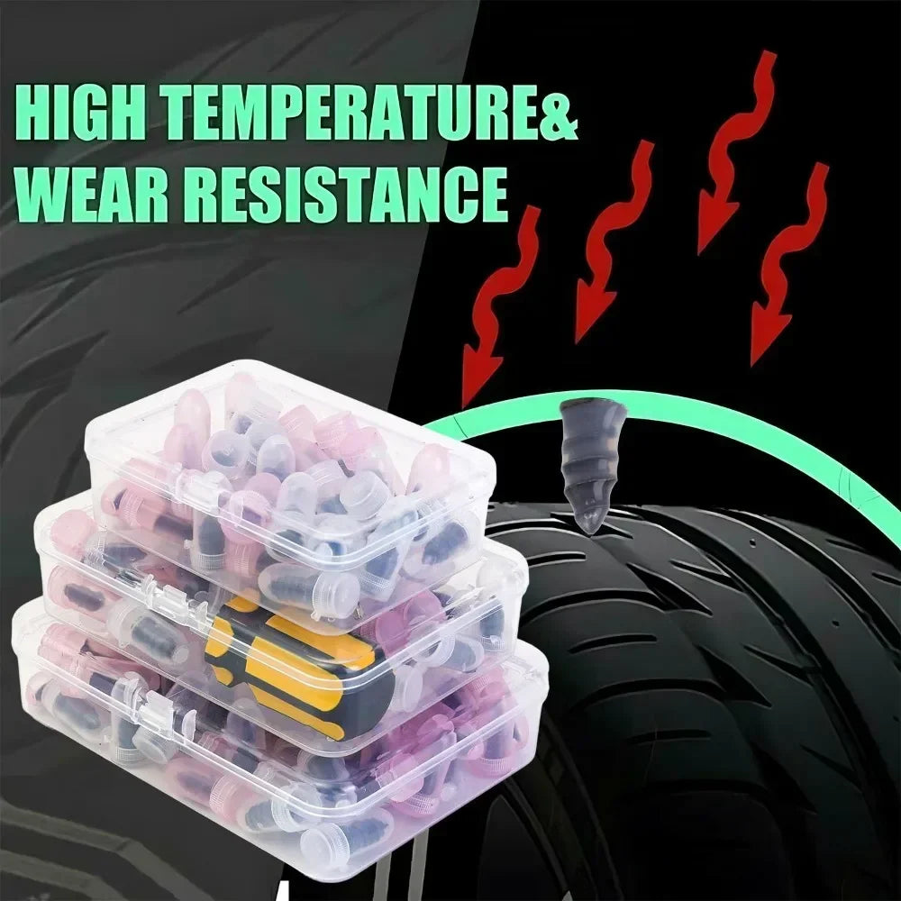 Self-Tapping Tire Puncture Repair Nail Kit