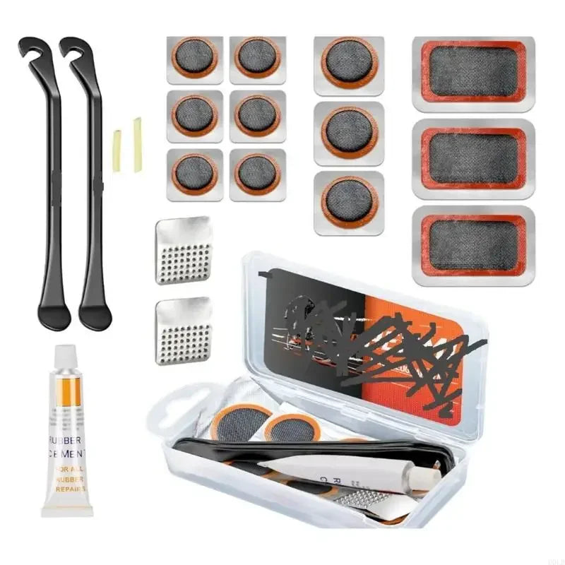 Portable Bicycle Tire Repair Kit for Quick Puncture Fixes - 9