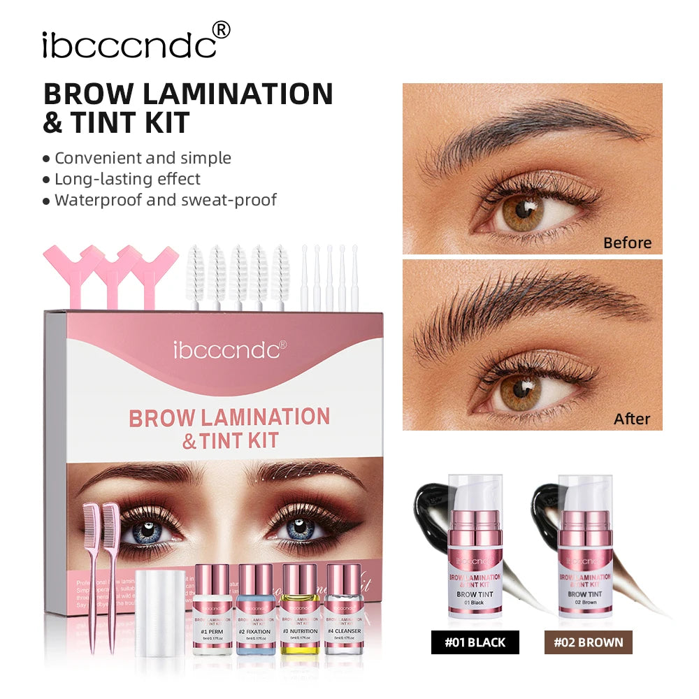 Professional Eyebrow Lamination and Tinting DIY Kit - 1