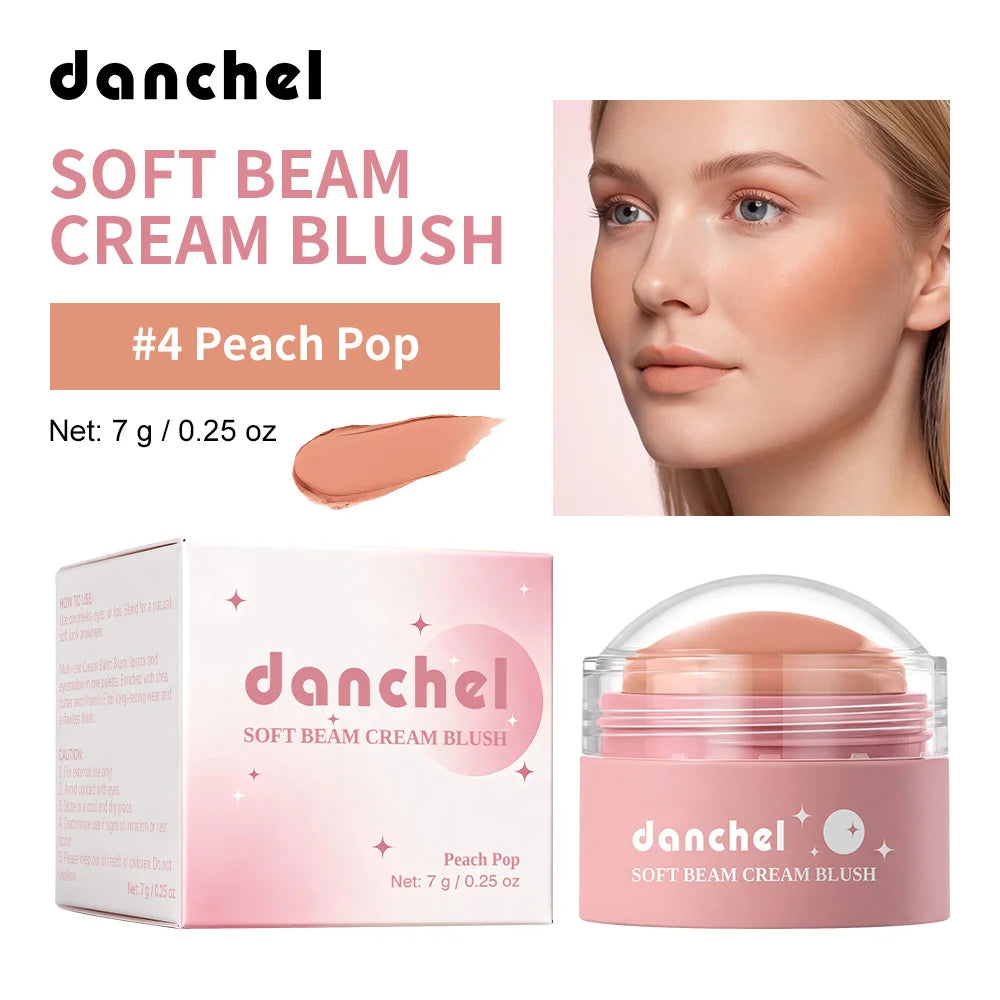 Long-Lasting Multi-Use Soft Cream Blush for Face and Lips - 27