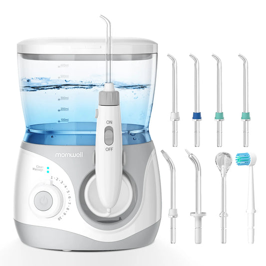 Electric Water Flosser with 8 Nozzles for Deep Oral Cleaning
