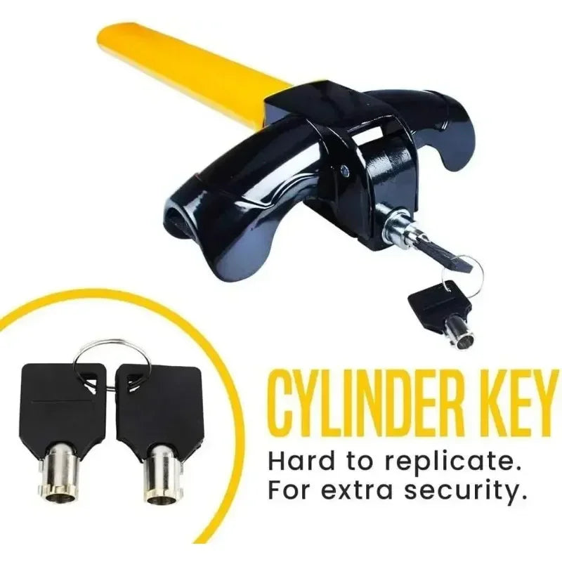 Heavy Duty T-Shaped Anti-Theft Car Steering Wheel Lock