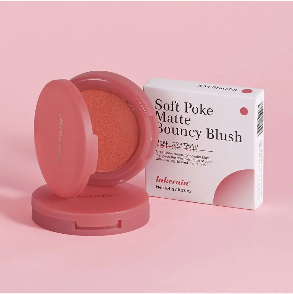 Matte Cream-to-Powder Bouncy Blush for Natural Flush