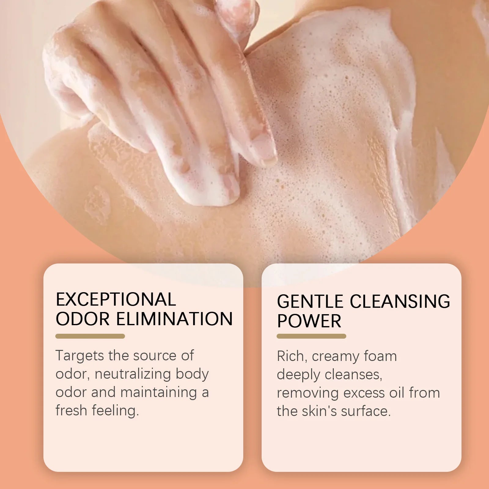 Natural Persimmon Deodorizing Body Soap for Aging Odor - 8