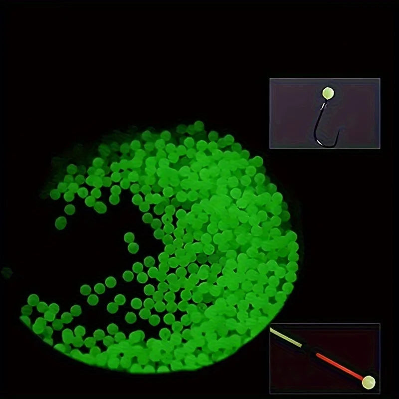100pcs Luminous Beads Glow in the Dark Craft and Fishing Beads