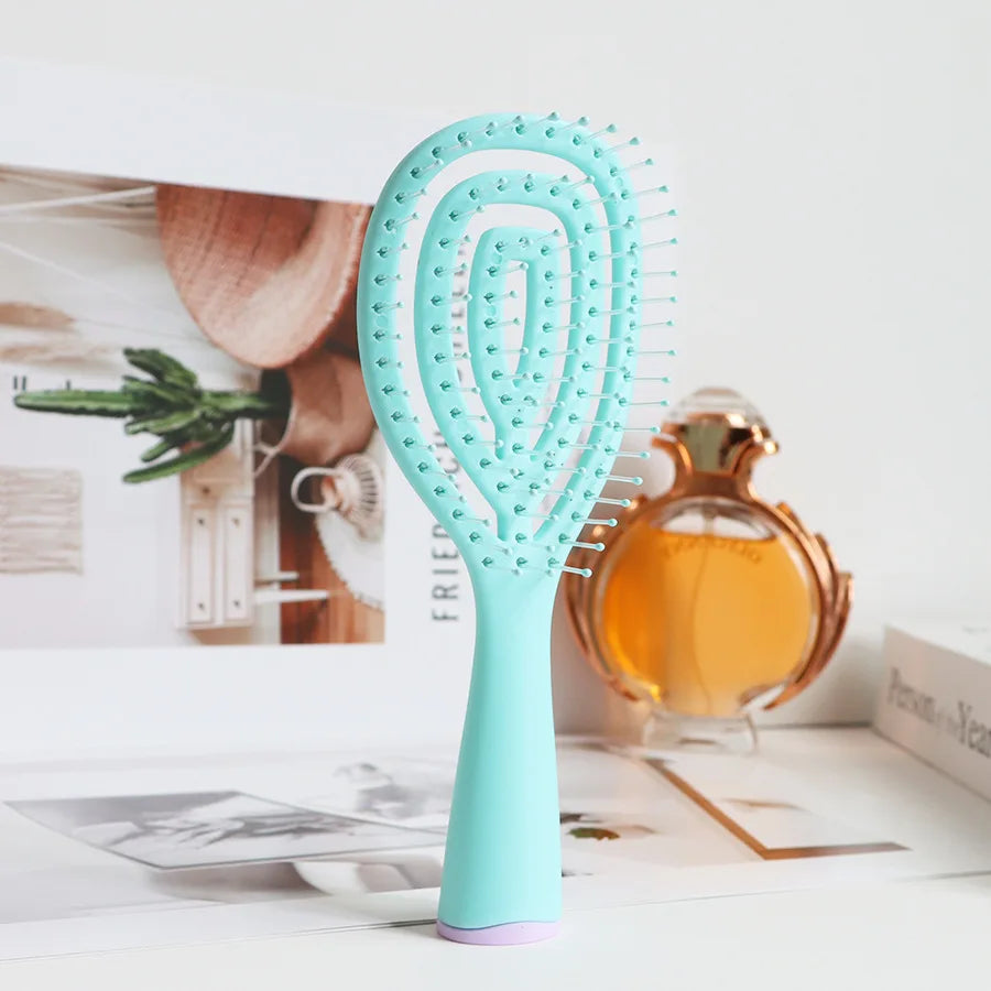 Vented Spiral Detangling Hair Brush for Wet and Dry Hair - 11