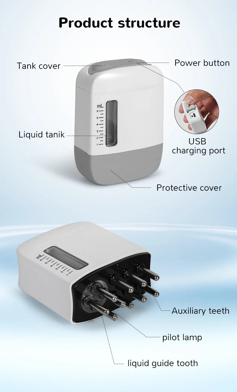 Electric Scalp Massager and Hair Growth Oil Applicator - 13