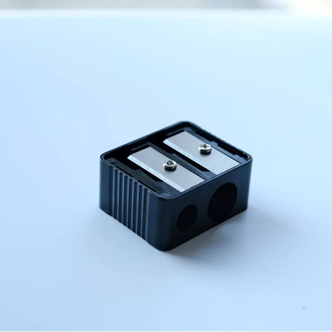 Portable Double Hole Manual Makeup Pencil Sharpener