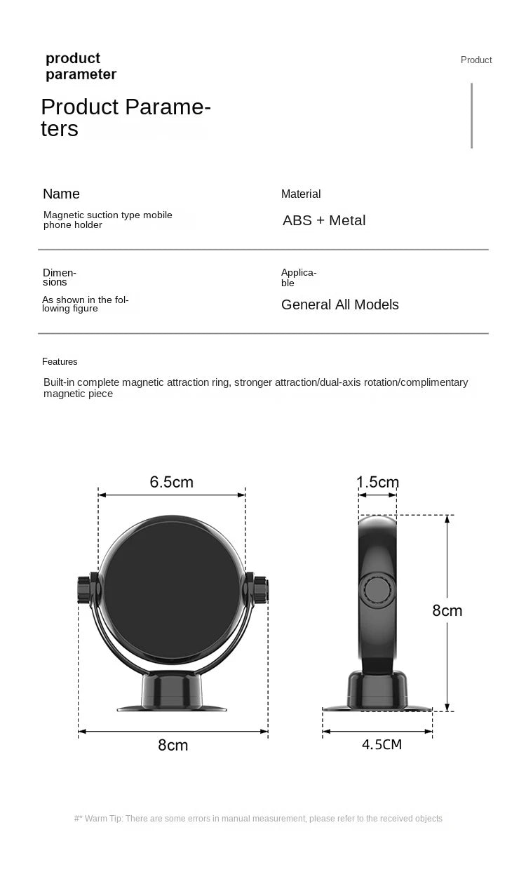 Magnetic Car Phone Mount for MagSafe - 20