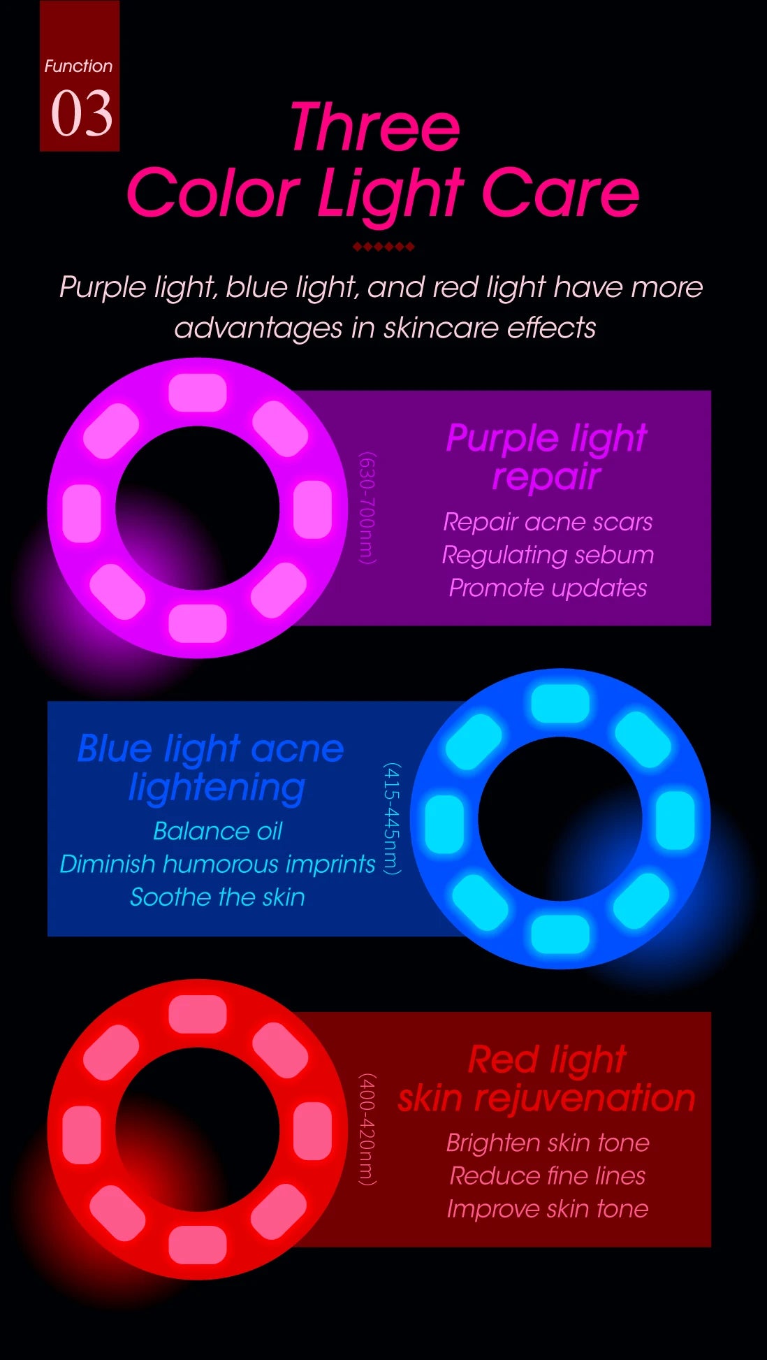 3-in-1 LED Photon Eye Facial Massager for Puffiness and Fine Lines - 10