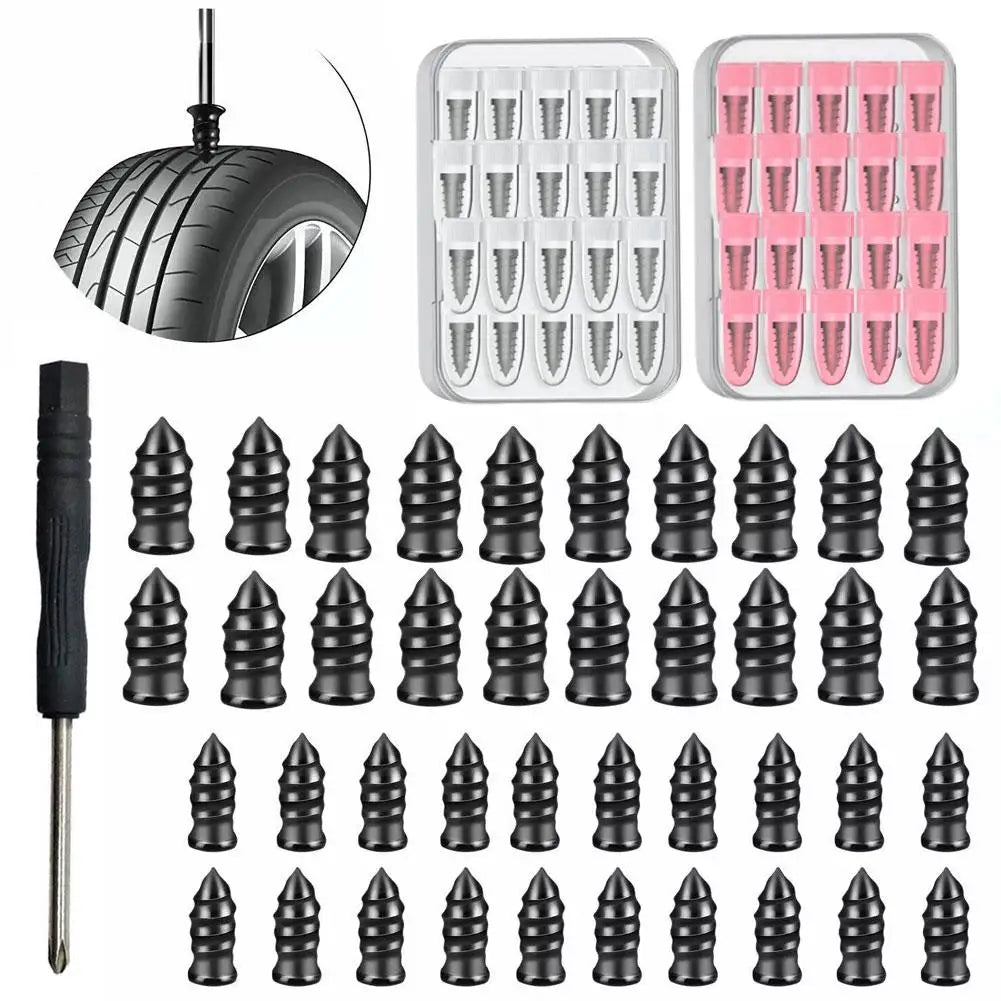 Quick Tire Puncture Repair Rubber Nail Kit - 1