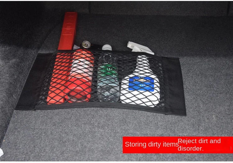 Universal Car Trunk Organizer Net Elastic Mesh Storage Bag - 13