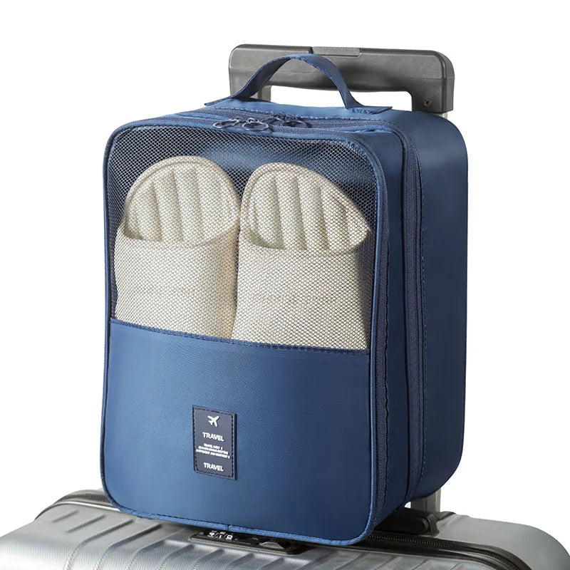3-Pair Travel Shoe Organizer Bag for Suitcases