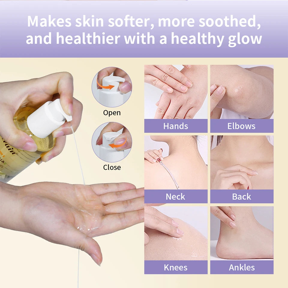 Vanilla Hydrating Body Oil for Dry Skin - 10