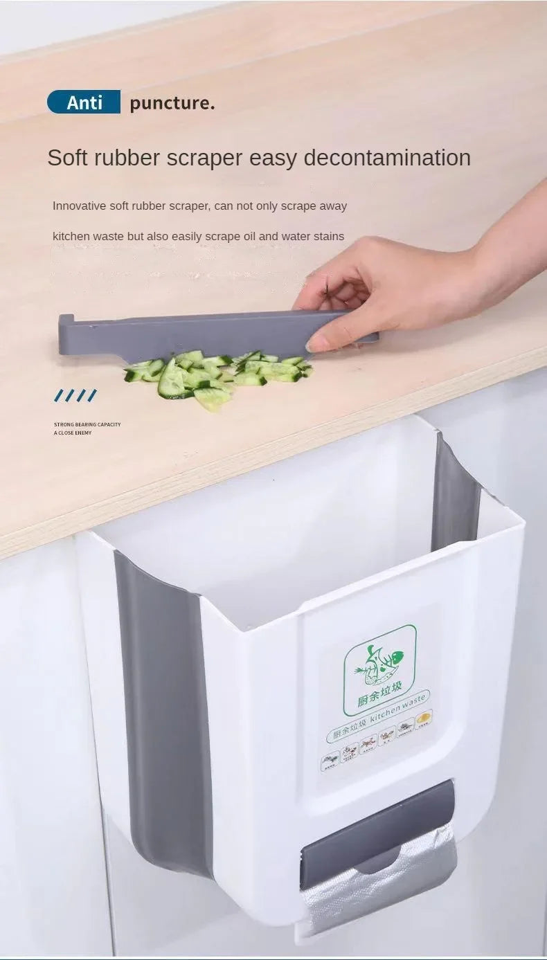Foldable Hanging Trash Can for Kitchen and RV - 7