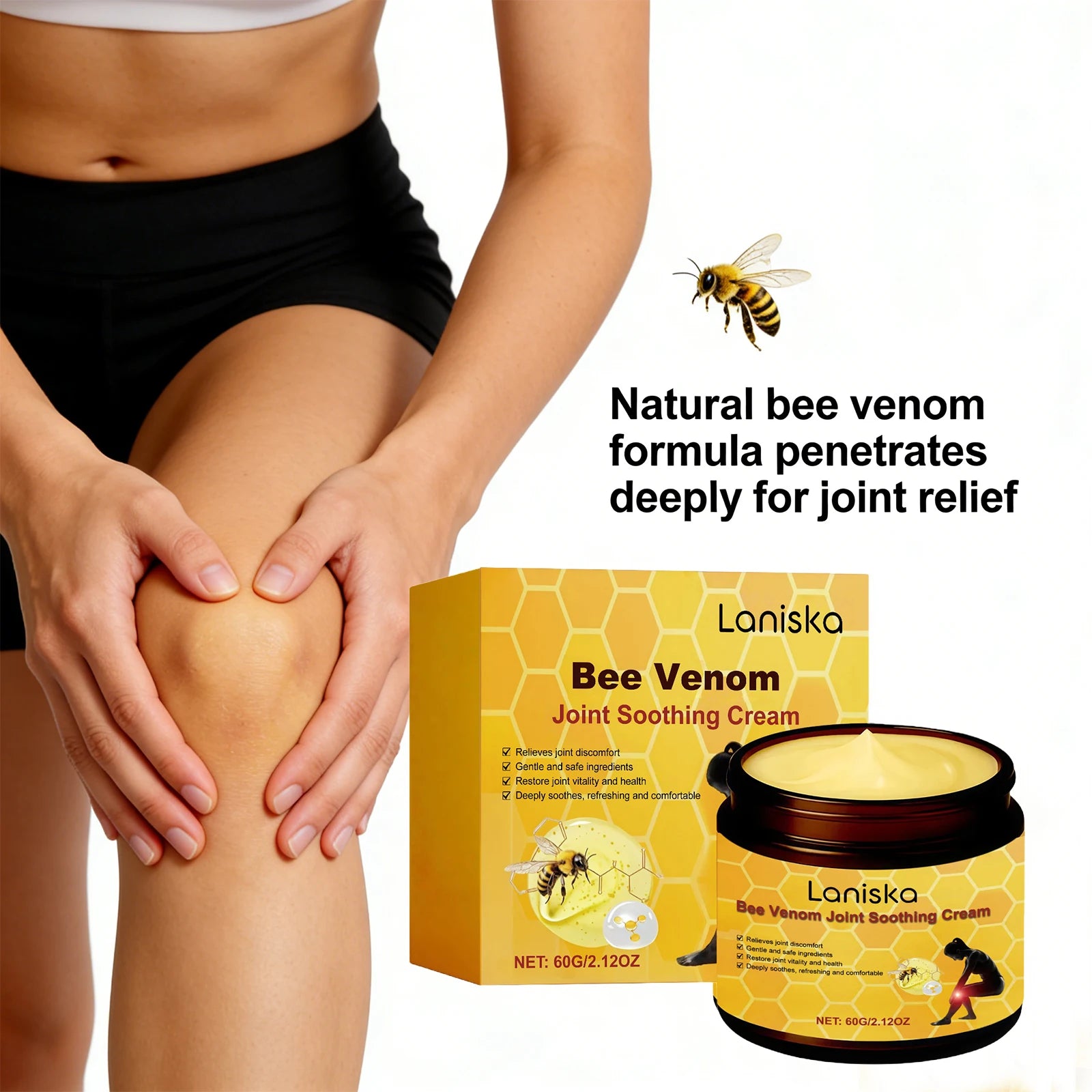 Bee Venom Joint Soothing Massage Cream for Muscles and Joints - 8