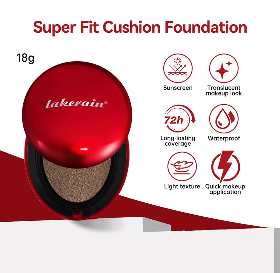 Long-Lasting Air Cushion Foundation with SPF and Matte Finish