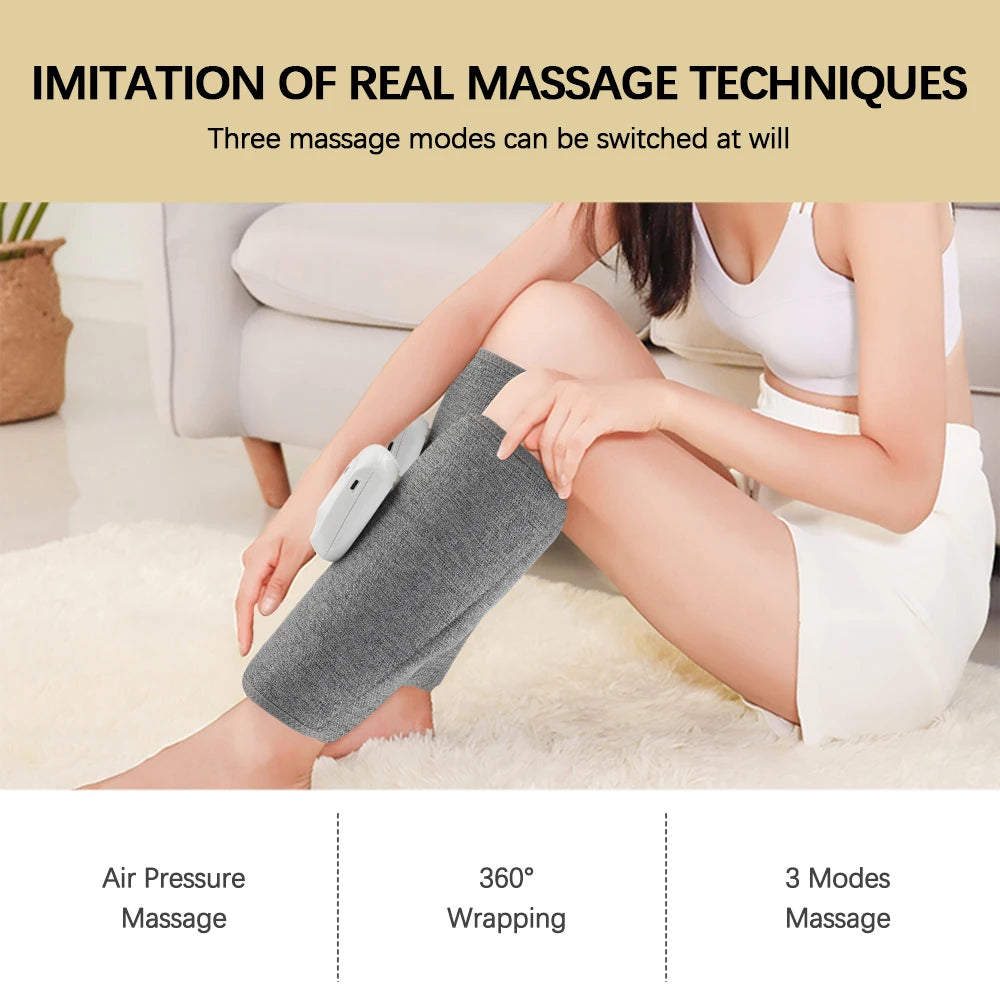 Wireless Air Pressure Leg and Calf Massager for Muscle Recovery - 10