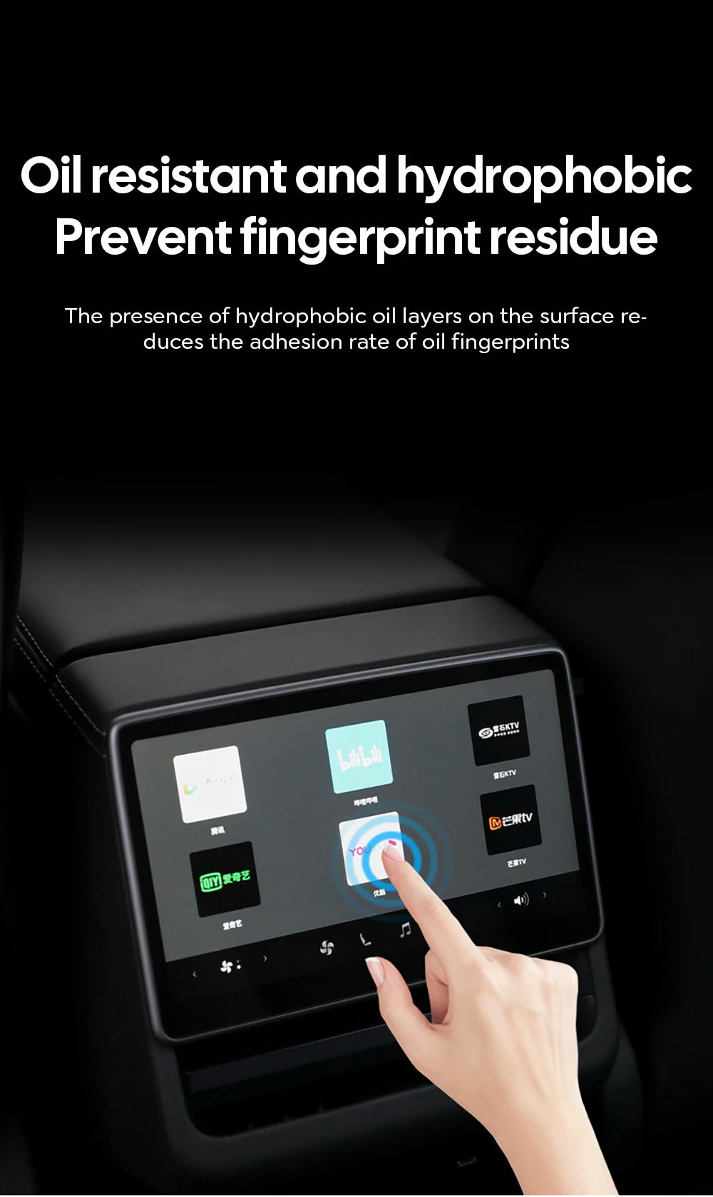 Tempered Glass Touch Screen Protector for Tesla Model 3 and Model Y - 16