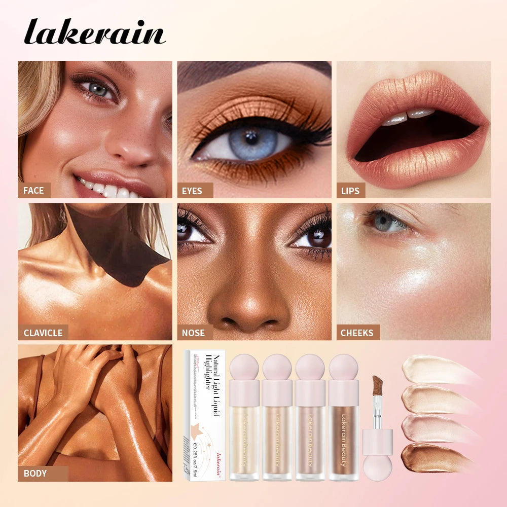 Liquid Highlighter for Radiant Face and Body Glow