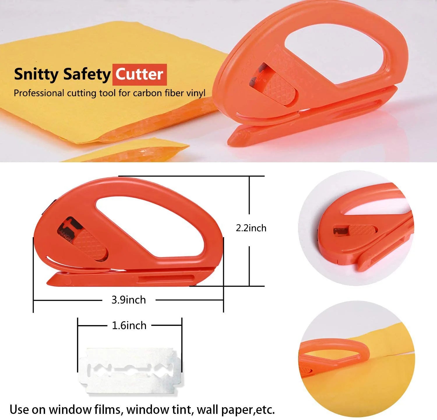 Professional Car Vinyl Wrap and Window Tinting Tool Kit - 12