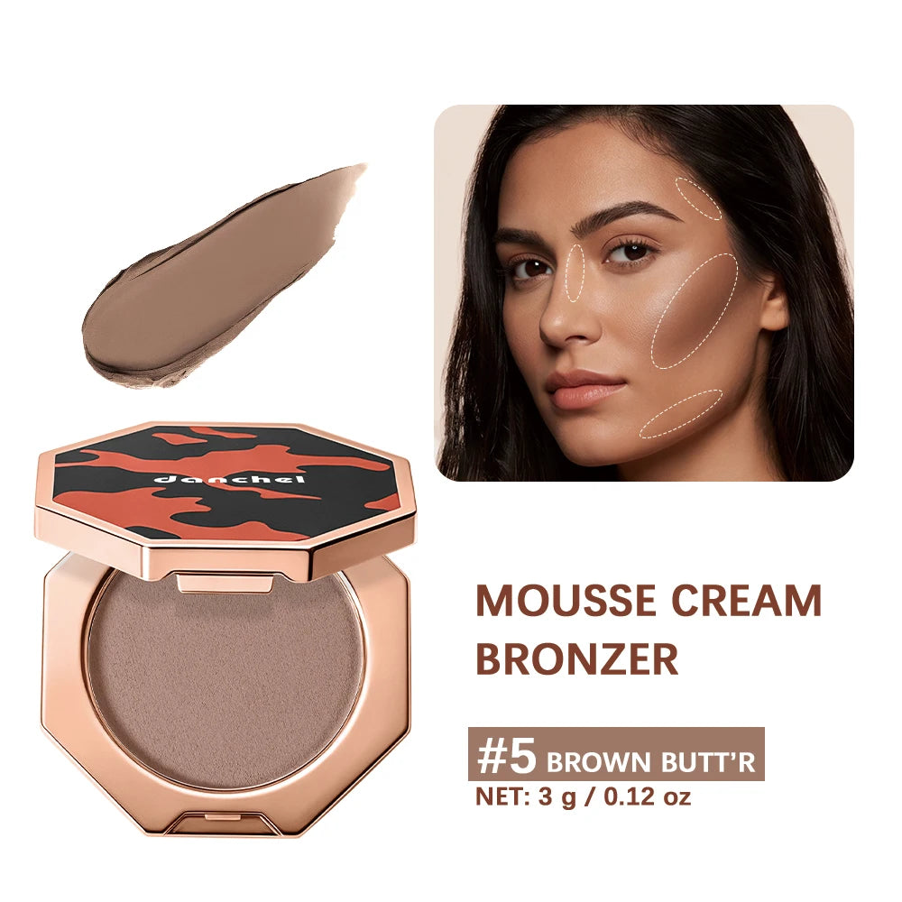 Cream Mousse Bronzer for Sculpting and Face Contouring