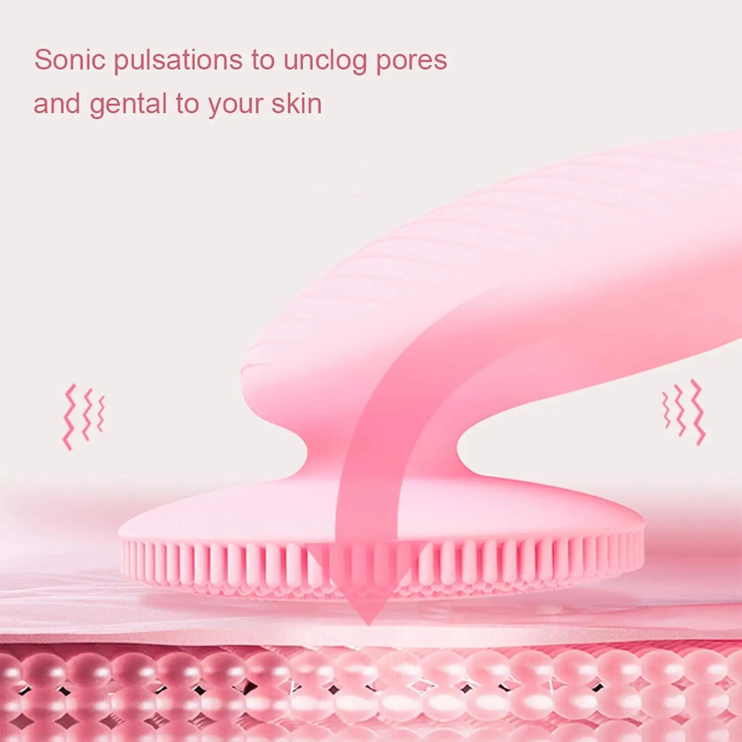 Electric Silicone Sonic Facial Cleansing Brush - 3