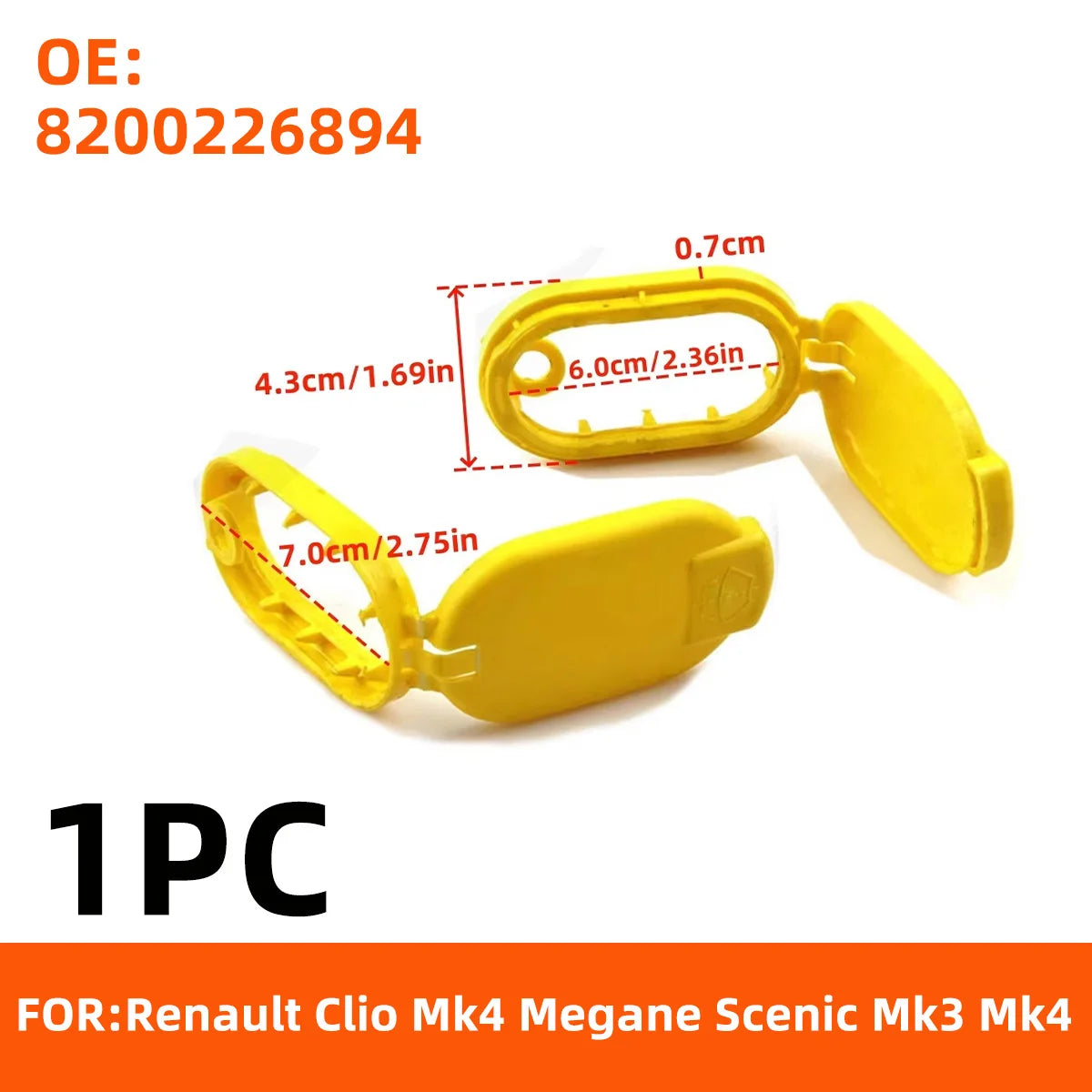 Replacement Windshield Washer Fluid Reservoir Tank Cap - 20