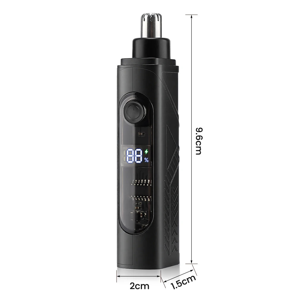 Electric Rechargeable Painless Nose and Ear Hair Trimmer