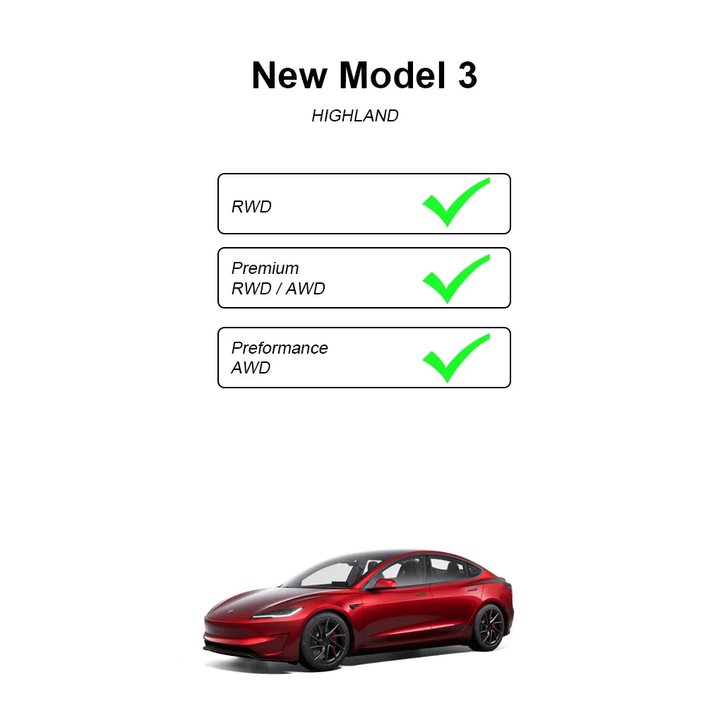 Center Console Organizer Tray Set for Model 3 Highland - 7