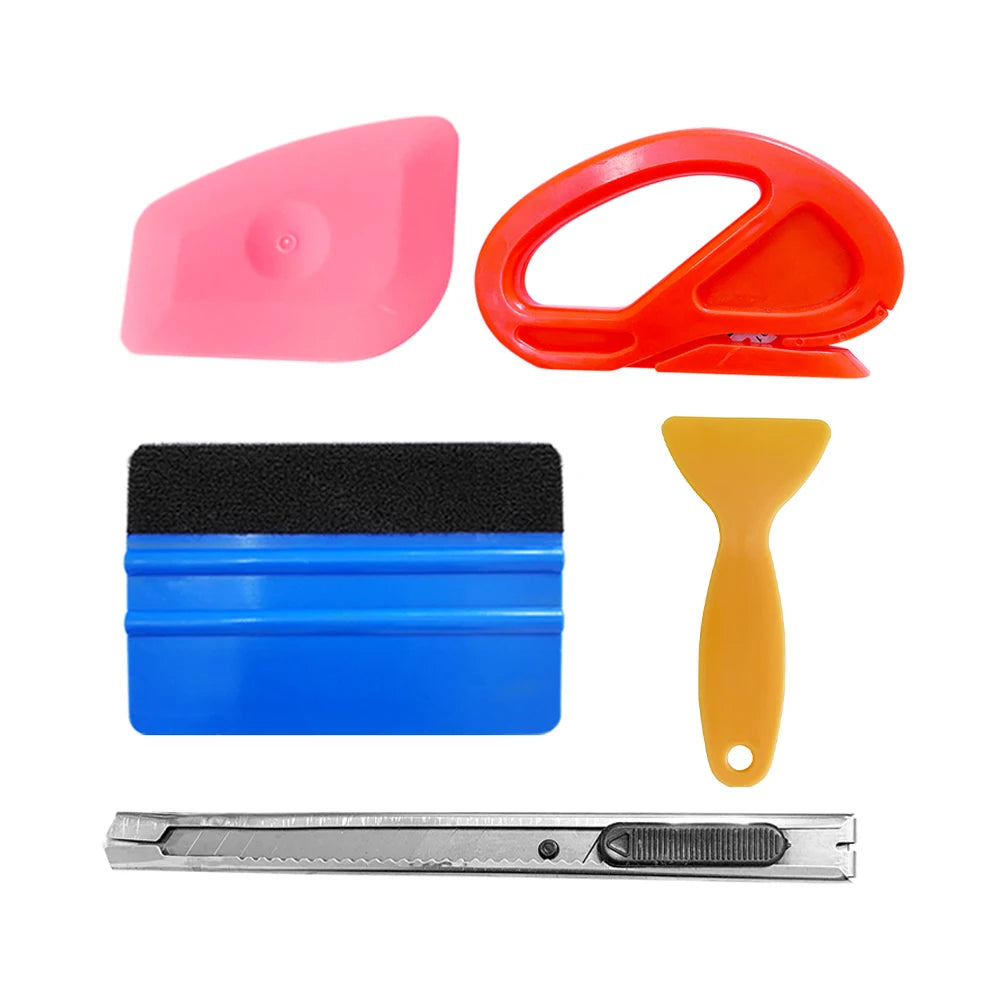 Professional Vinyl Car Wrap and Window Tinting Installation Tool Kit - 13