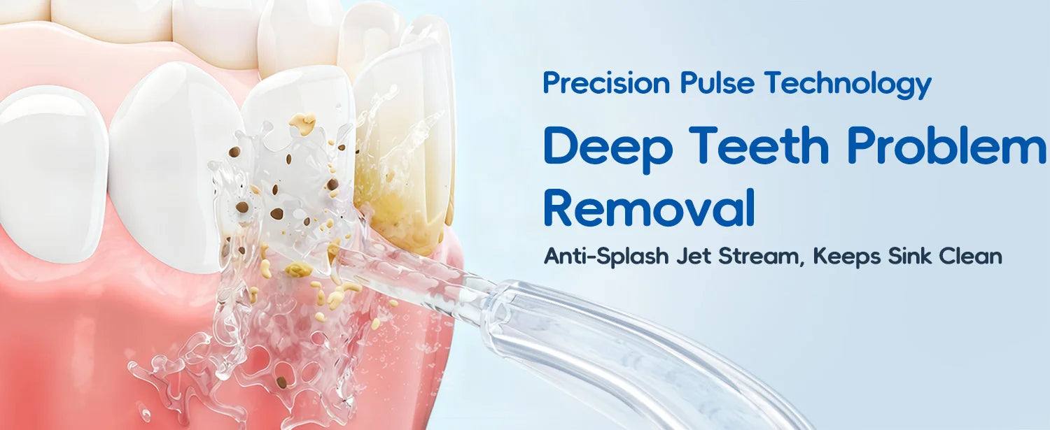Electric Water Flosser with 8 Nozzles for Deep Oral Cleaning - 9