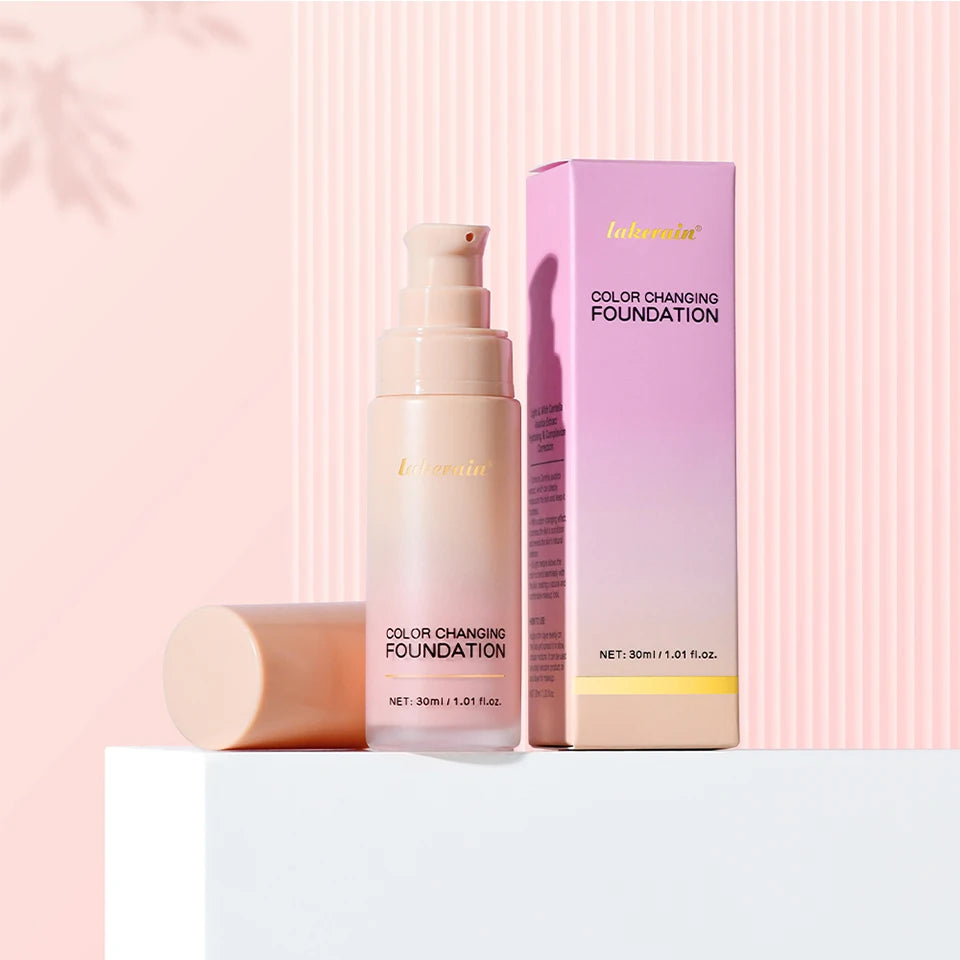 Color-Changing Liquid Foundation for Flawless Radiant Skin - 18