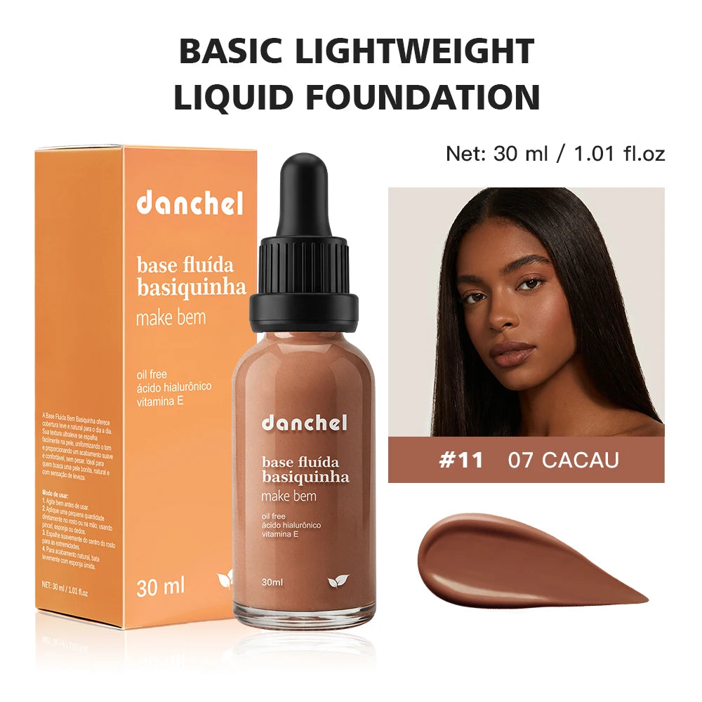 Matte Lightweight Liquid Foundation for Natural Pore-Minimizing Coverage