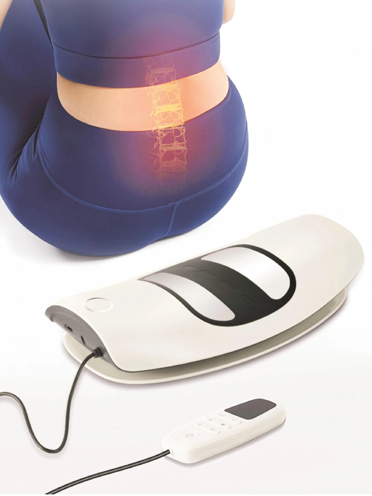 Electric Lumbar Traction Device with Dynamic Airbag Massage