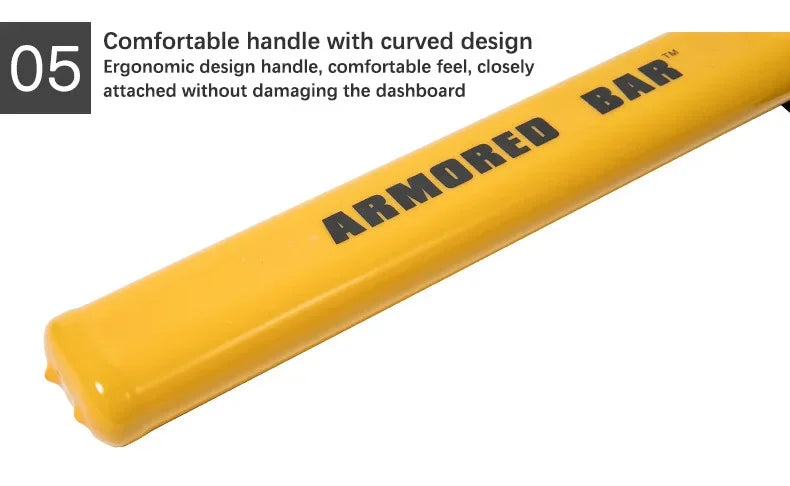 Heavy-Duty Universal Steering Wheel Lock Anti-Theft Security Bar