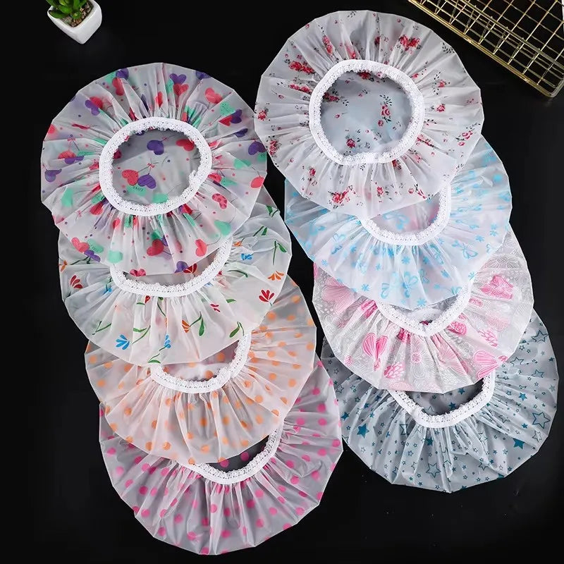 Adjustable Waterproof Shower Cap for Hair Protection