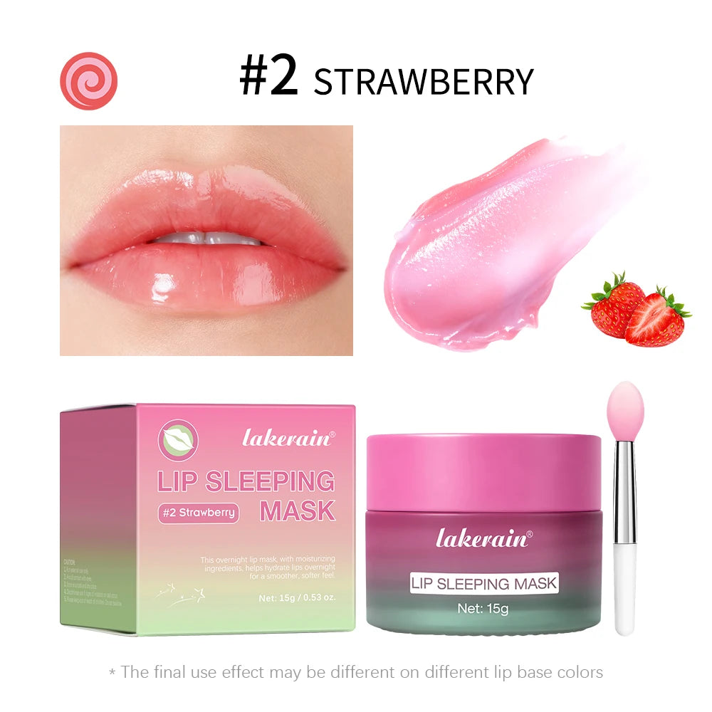 Hydrating Dual-Color Lip Sleeping Mask for Dry Cracked Lips - 23