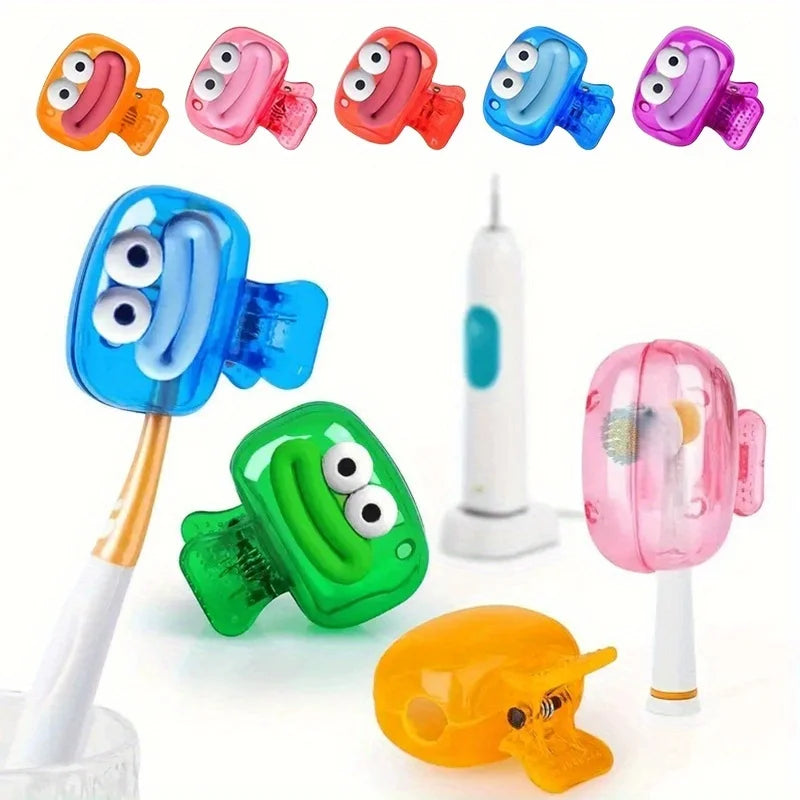 Portable Toothbrush Head Protective Cover for Travel and Home