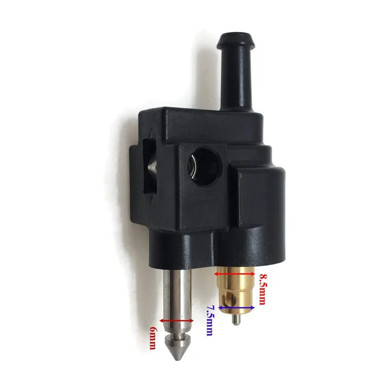 Yamaha Outboard Fuel Line Connector 1/4 Inch Hose Adapter Set - 9