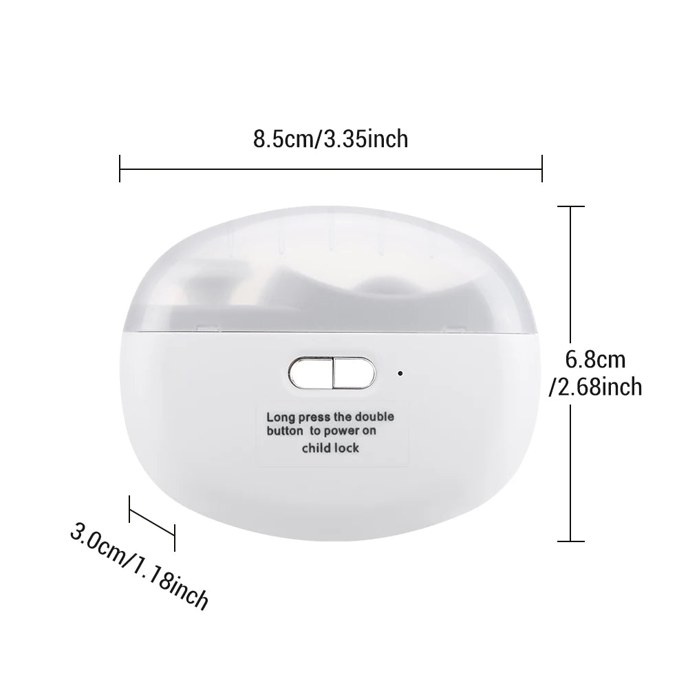 Electric 2-in-1 Automatic Nail Clipper and Polisher