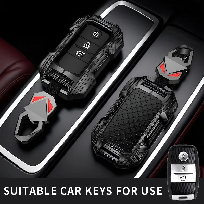 Protective Zinc Alloy Car Remote Key Fob Cover Case - 1