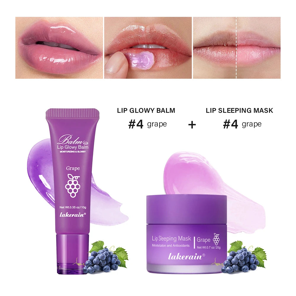 Moisturizing Lip Balm and Overnight Sleeping Mask Set - 39