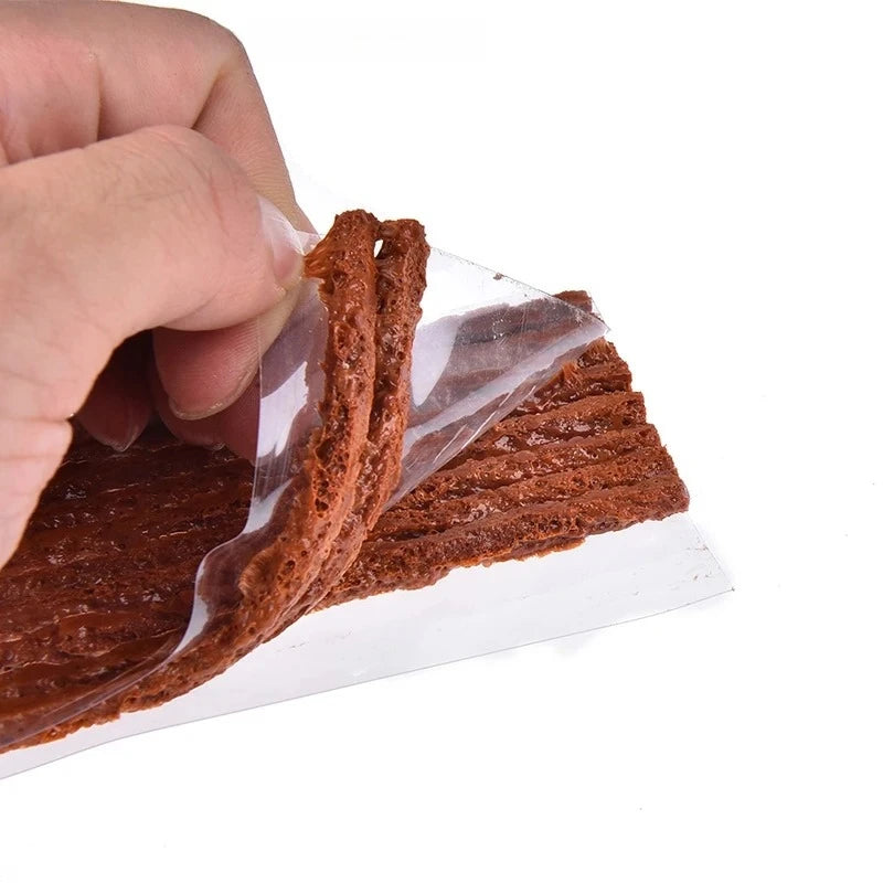 Tubeless Tire Puncture Repair Rubber Strips for Car and Motorcycle - 3