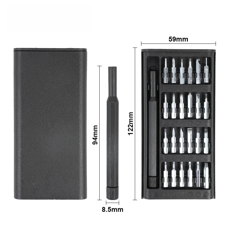 25-in-1 Precision Screwdriver Set for Electronics Repair