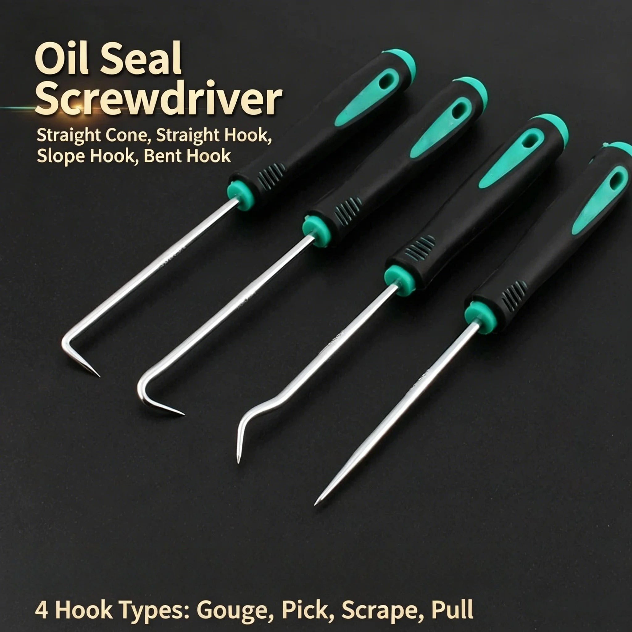 Precision Pick and Hook Set Automotive O-Ring and Seal Removal Tool - 3