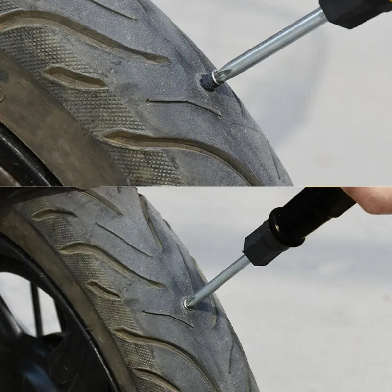 Quick Tire Puncture Repair Kit for Cars and Motorcycles - 6