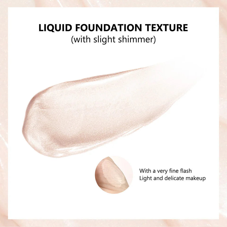 Liquid Glow Foundation and Highlighter Makeup Base